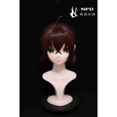 (NFD052)Customize Handmade Crossdress Full Head Female/Girl Resin Japanese Cartoon Character Animego Cosplay Kigurumi Mask